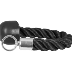 Gorilla Sports Trizepsseil Einhand aus Nylon Schwarz Clearance