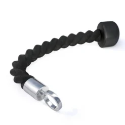 Gorilla Sports Trizepsseil Einhand aus Nylon Schwarz Clearance