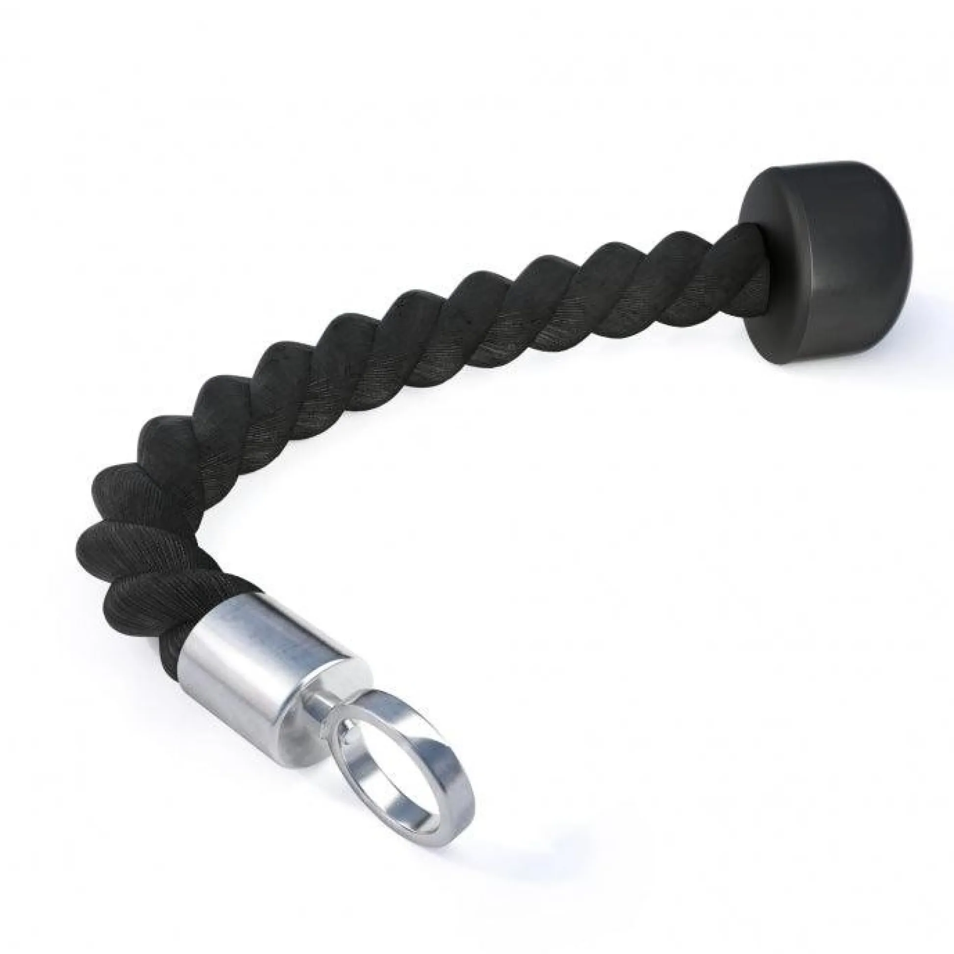Gorilla Sports Trizepsseil Einhand aus Nylon Schwarz Clearance