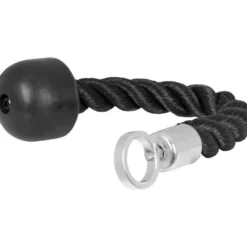 Gorilla Sports Trizepsseil Einhand aus Nylon Schwarz Clearance