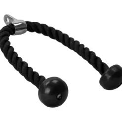 Gorilla Sports Trizepsseil Nylon inkl, Drehgelenk Schwarz Discount