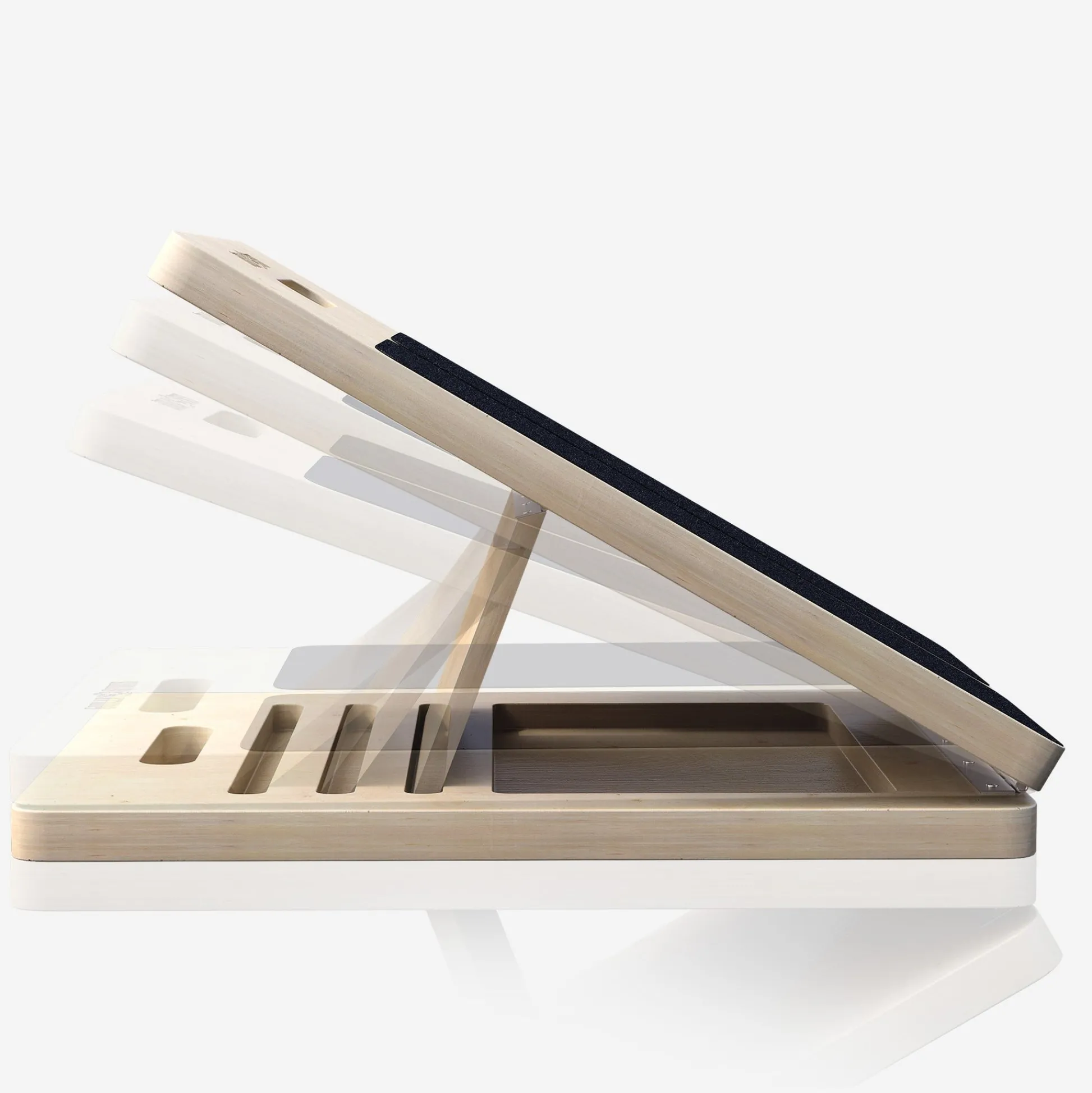 Gorilla Sports Wadendehner Schrägbrett verstellbar aus Holz Sale