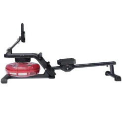Gorilla Sports Wasserrudergerät verstellbar mit LCD Monitor Schwarz / Rot Clearance