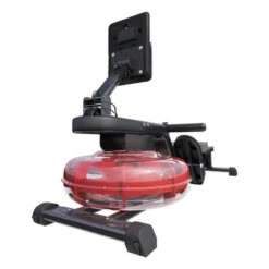 Gorilla Sports Wasserrudergerät verstellbar mit LCD Monitor Schwarz / Rot Clearance
