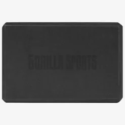 Gorilla Sports Yoga Block aus Schaumstoff Schwarz Clearance