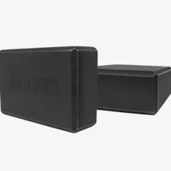 Gorilla Sports Yoga Block aus Schaumstoff Schwarz Clearance