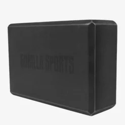 Gorilla Sports Yoga Block aus Schaumstoff Schwarz Online