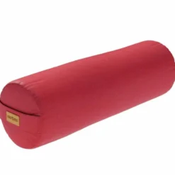 Gorilla Sports Yogabolster 65 cm Länge und 20 cm Sitzhöhe Rot Clearance