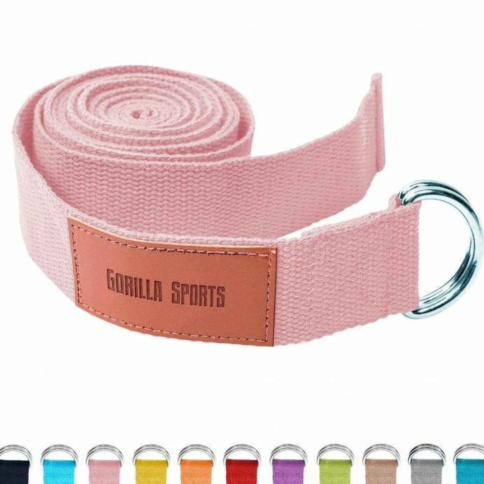 Gorilla Sports Yogagurt in verschiedenen Farben Rosa Outlet