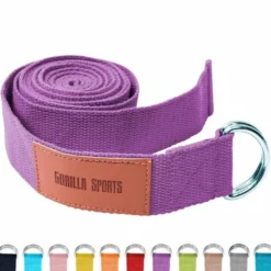 Gorilla Sports Yogagurt in verschiedenen Farben Lila Online