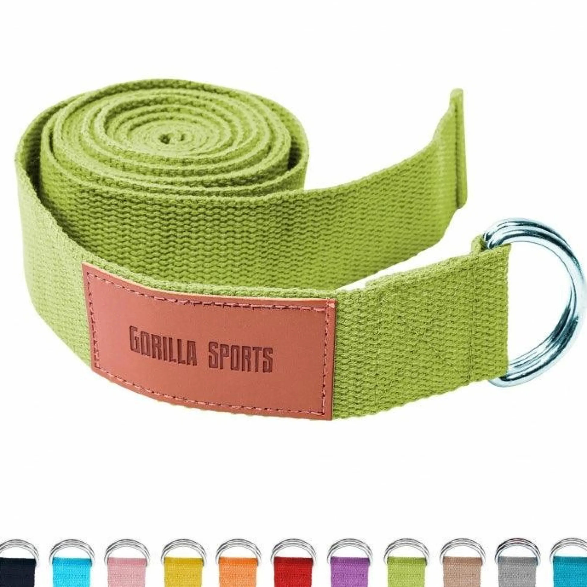 Gorilla Sports Yogagurt in verschiedenen Farben Grün Outlet