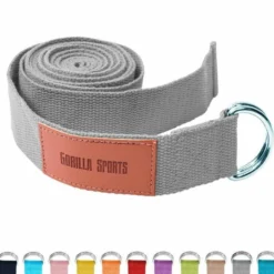 Gorilla Sports Yogagurt in verschiedenen Farben Grau Outlet