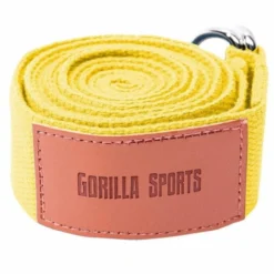 Gorilla Sports Yogagurt in verschiedenen Farben Gelb Sale