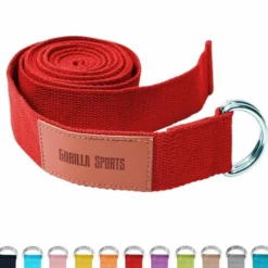 Gorilla Sports Yogagurt in verschiedenen Farben Blau Hot