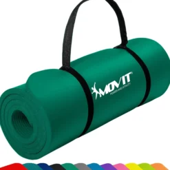 MOVIT Yogamatte 10/15 mm Dicke Dunkelgrün