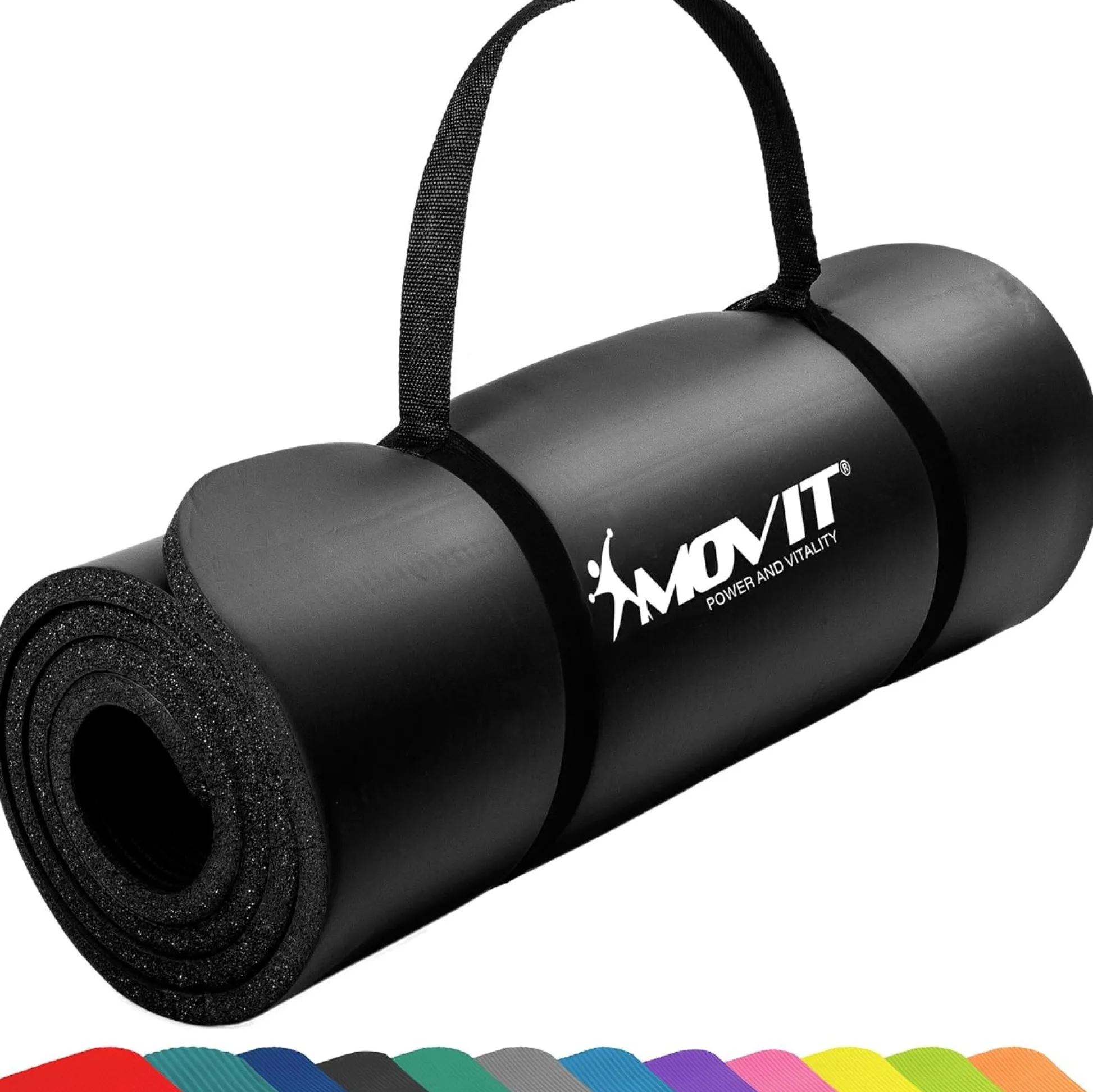 MOVIT Yogamatte 10/15 mm Dicke Petrol Online