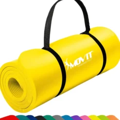 MOVIT Yogamatte 10/15 mm Dicke Gelb Sale