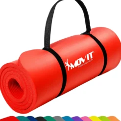 MOVIT Yogamatte 10/15 mm Dicke Rot Hot