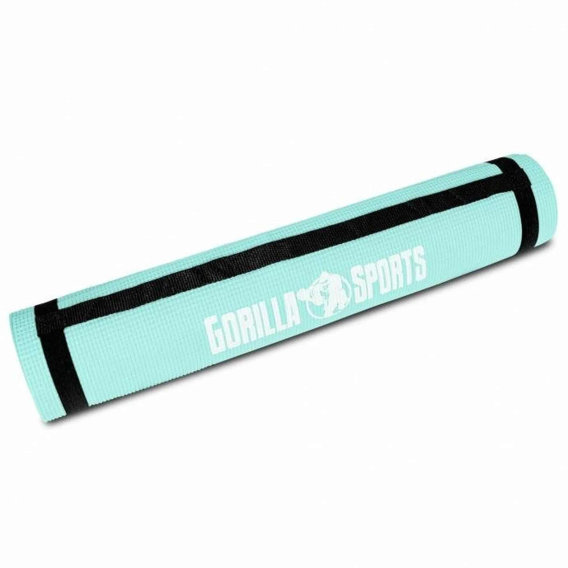 Gorilla Sports Yogamatte PVC mit Tragegurt 60 cm Breite und 0,5 cm Dicke Ice Blue Sale