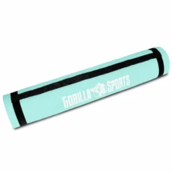 Gorilla Sports Yogamatte PVC mit Tragegurt 60 cm Breite und 0,5 cm Dicke Hellblau Outlet
