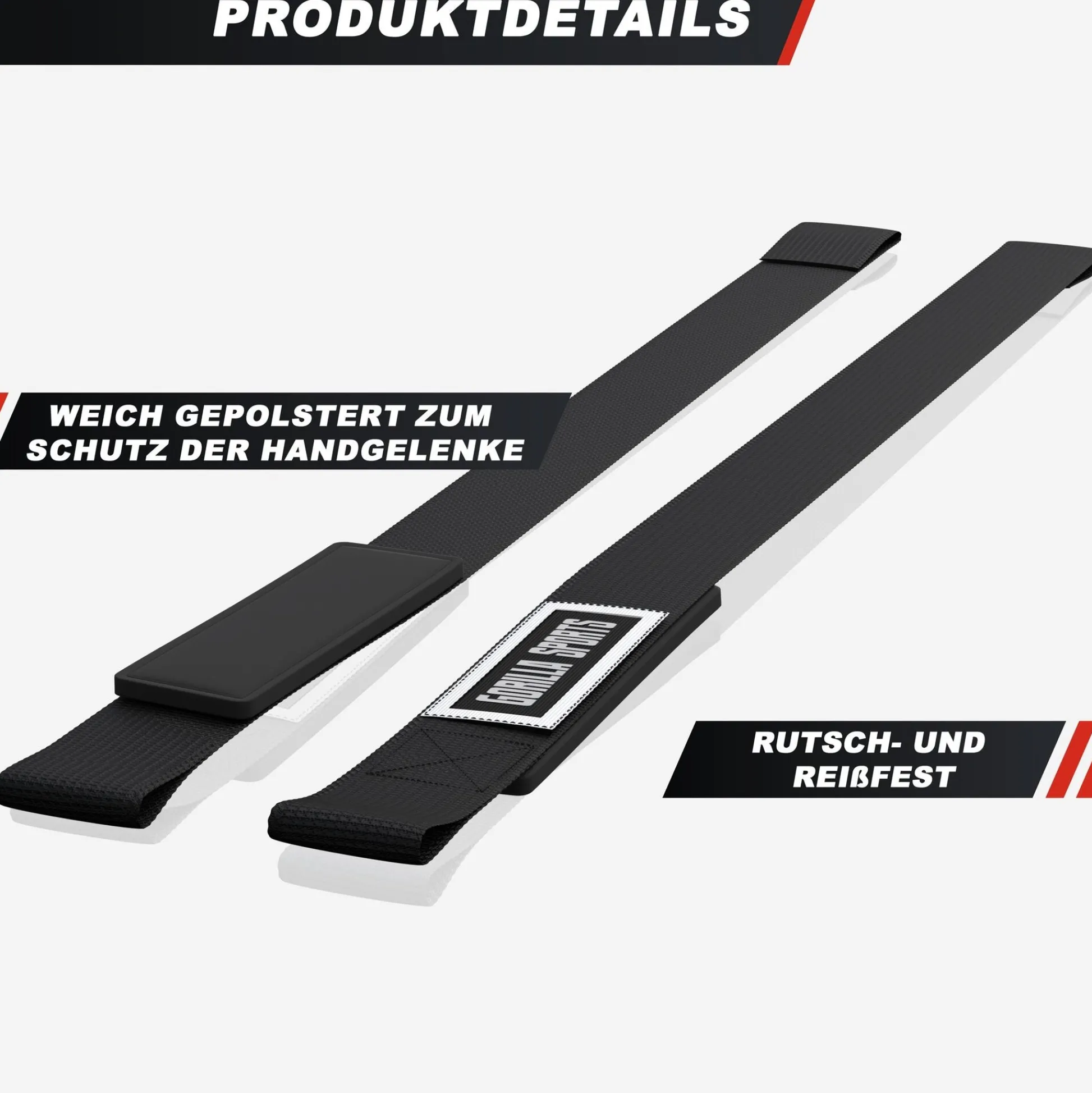 Gorilla Sports Zughilfen 2er Set Best