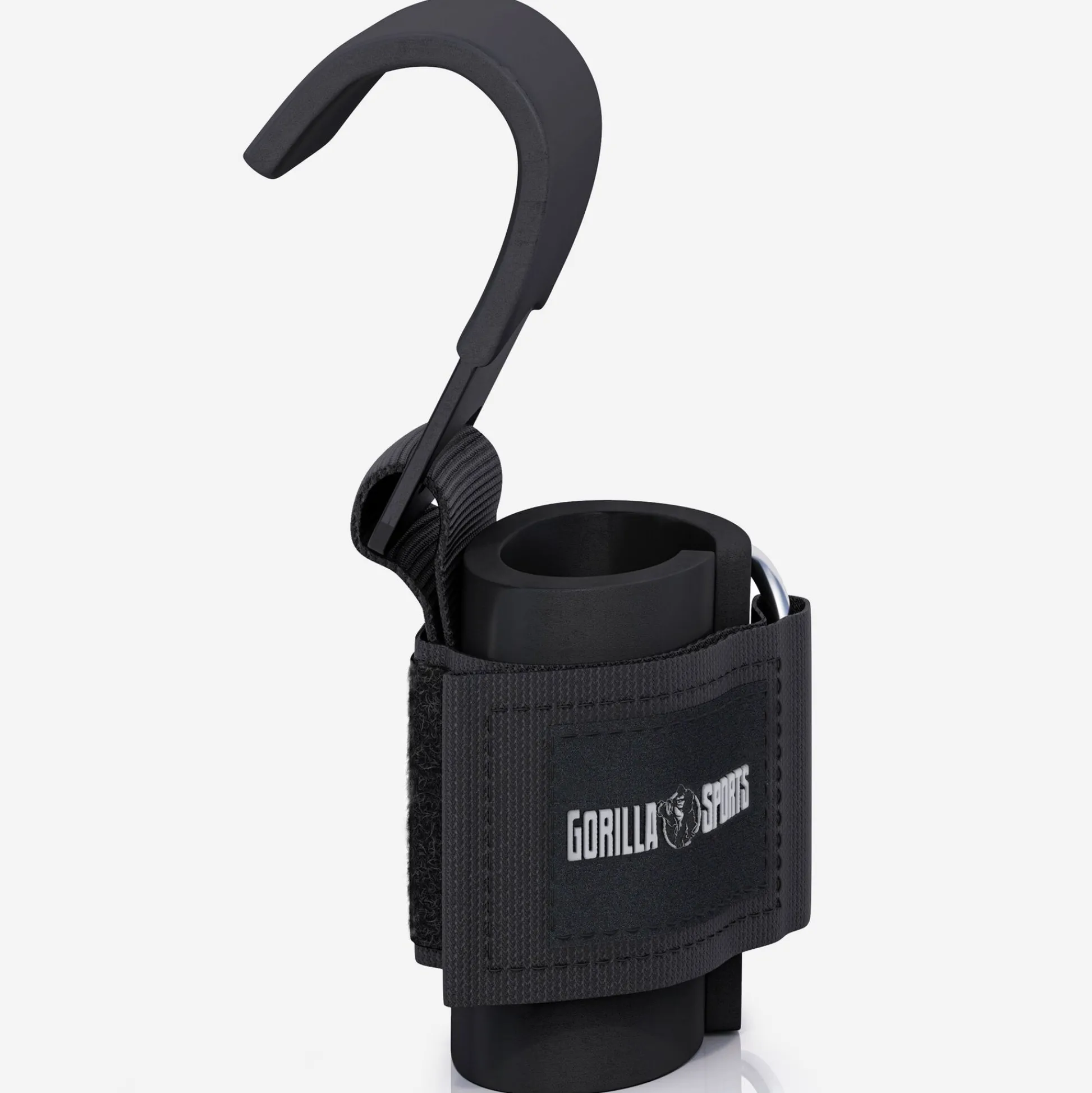 Gorilla Sports Zughilfen 2er Set mit Haken Schwarz / Silber Online